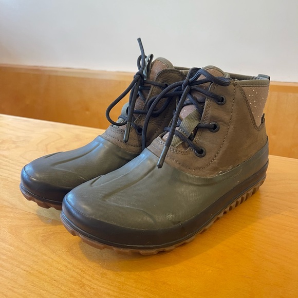 Bogs Classic Casual Leather Lace Boots women’s 9 - Picture 5 of 8